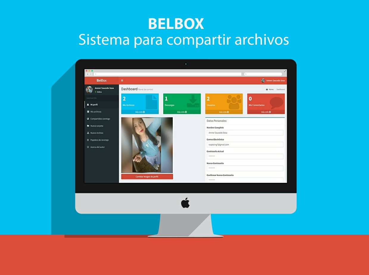 BELBOX SISTEMA WEB PARA COMPARTIR ARCHIVOS DESARROLLADO ::: SysBelbox ::: PHP, MYSQL