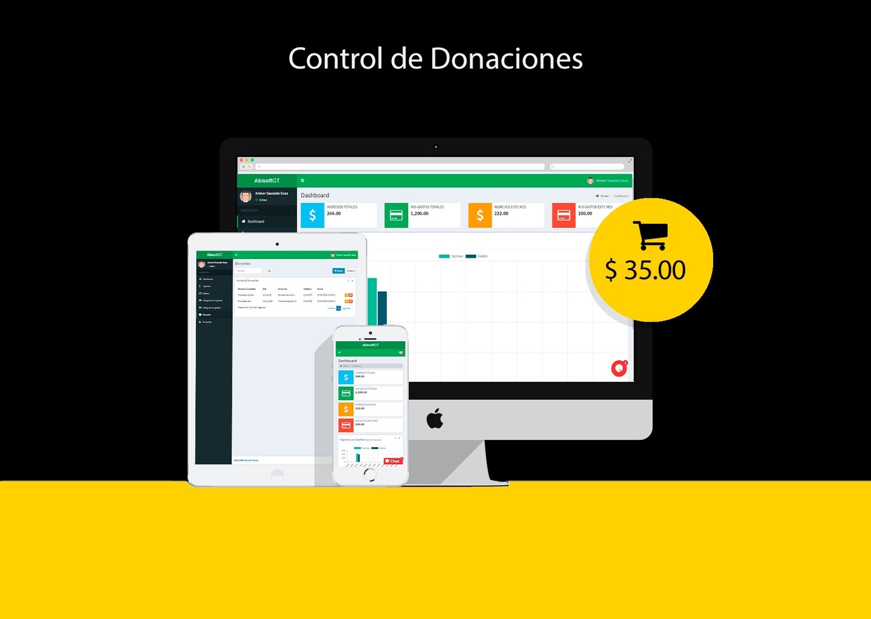 Sistema de control Donación ::: SisctrlDonation ::: PHP, MySQL, AJAX