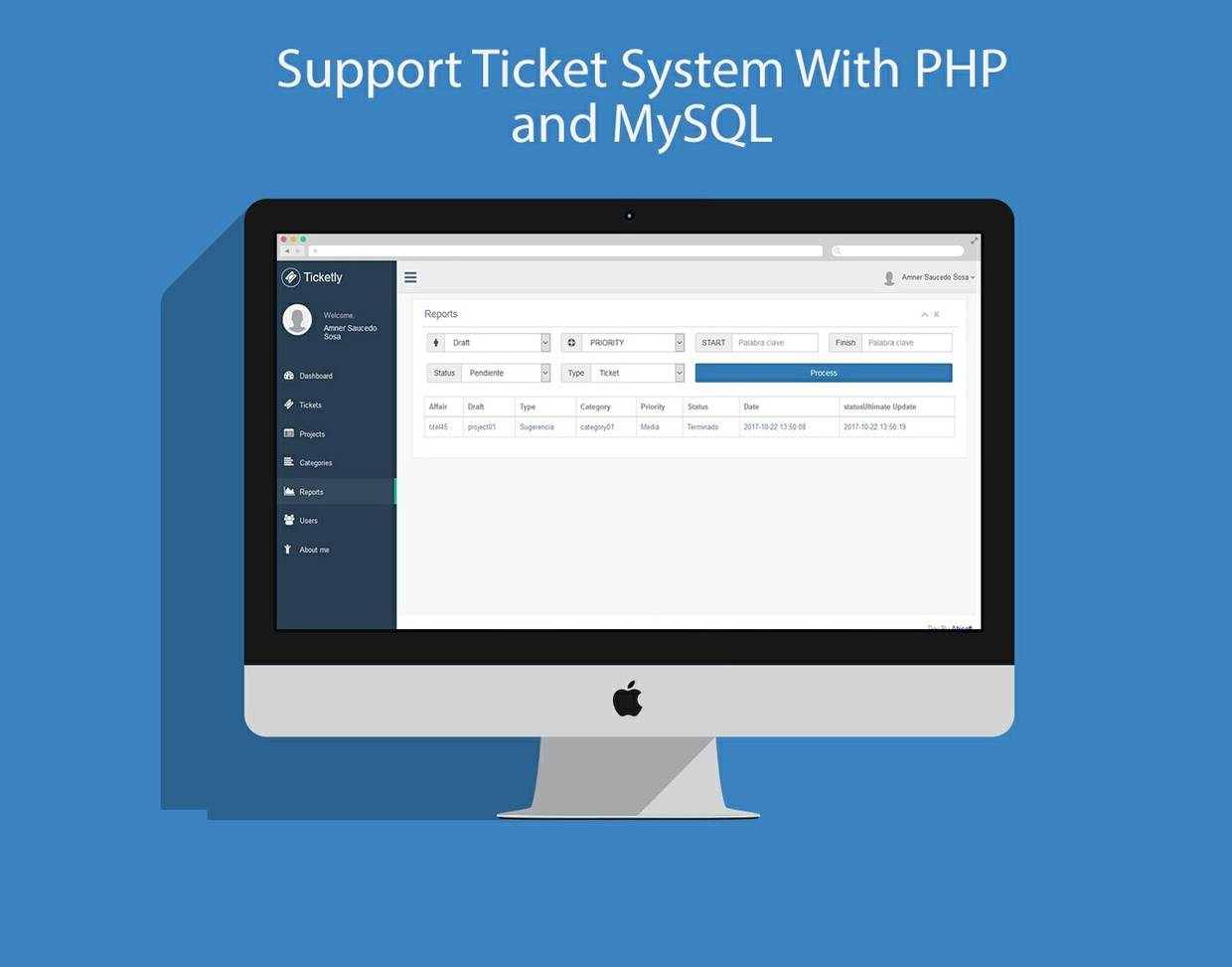 Support Ticket System With ::: SupTicketSys ::: PHP, MySQL