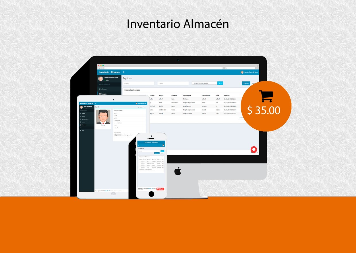 Sistema de Inventario Para Almacen ::: InventAlmac ::: PHP+MySQL